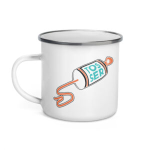 Tosser Enamel Mug