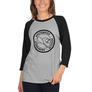 Whitewater Addicts Anonymous Baseball Shirt (dark)